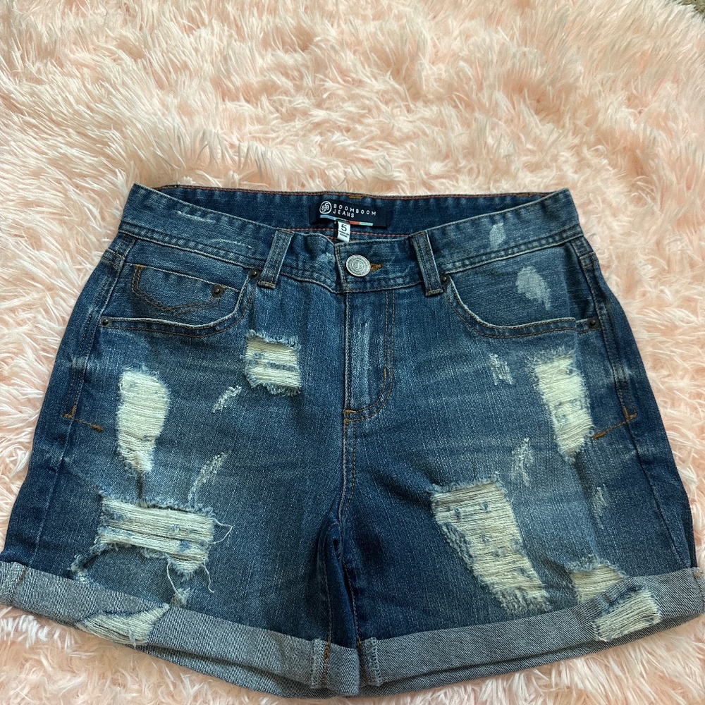 Denim shorts